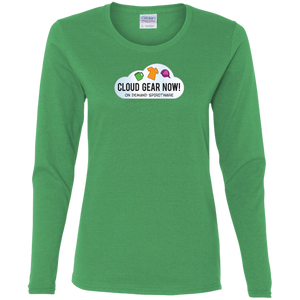 G540L Gildan Ladies' Cotton LS T-Shirt