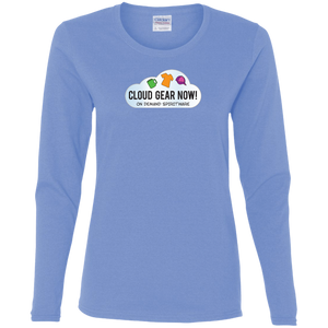 G540L Gildan Ladies' Cotton LS T-Shirt