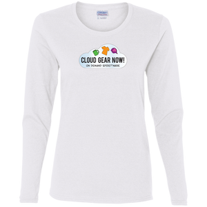 G540L Gildan Ladies' Cotton LS T-Shirt